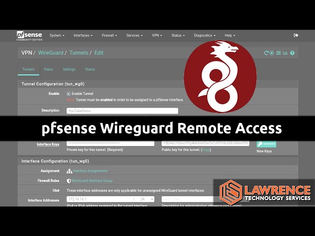 Tutorial: pfsense Wireguard For Remote Access