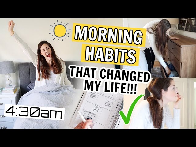 7 Morning Habits That Changed My Life | PRODUCTIVE MORNING ROUTINE