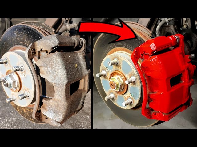 HOW TO PAINT BRAKE CALIPERS | Easiest Method | No Taking Off ANY Bolts Or Nuts