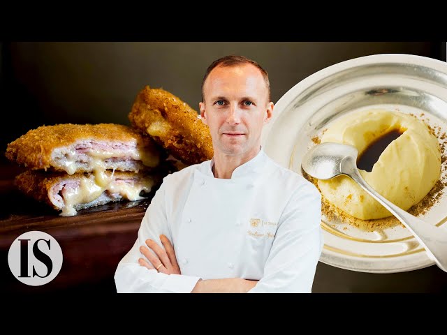 Cordon Bleu and Mashed Potatoes in a French Michelin Two-Star Restaurant with Giuliano Sperandio