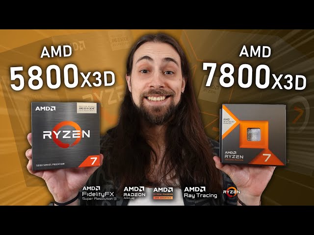 R7 5700X3D vs R7 5800X3D vs R7 7800X3D - Productivity & Gaming Benchmarks