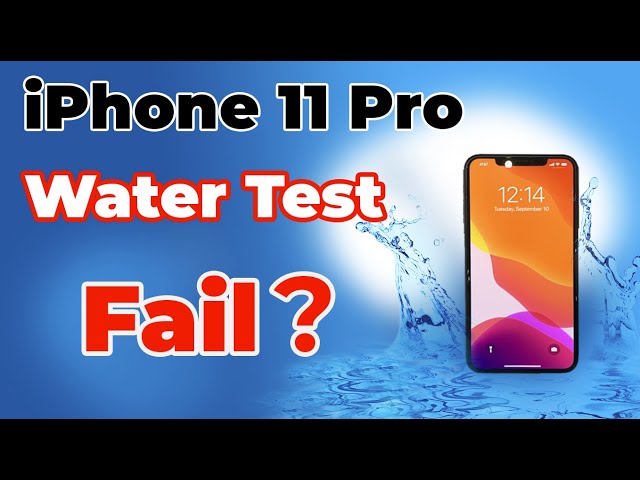iPhone 11 Pro Water Test Fails & Teardown