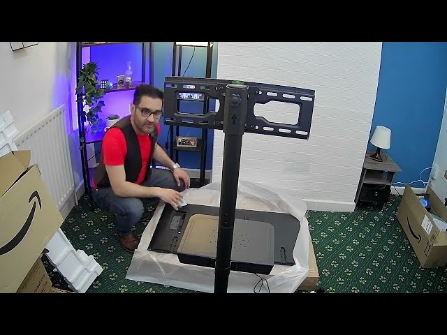 How to setup Rfiver Universal Mobile TV Cart for 23-60 inch