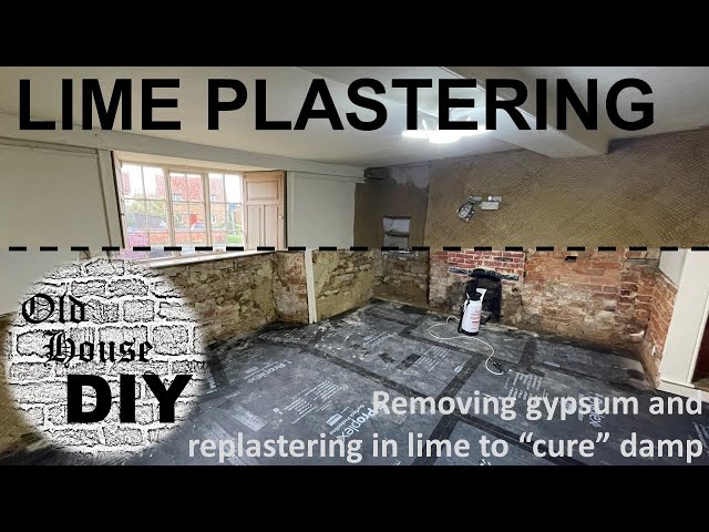 Lime plastering
