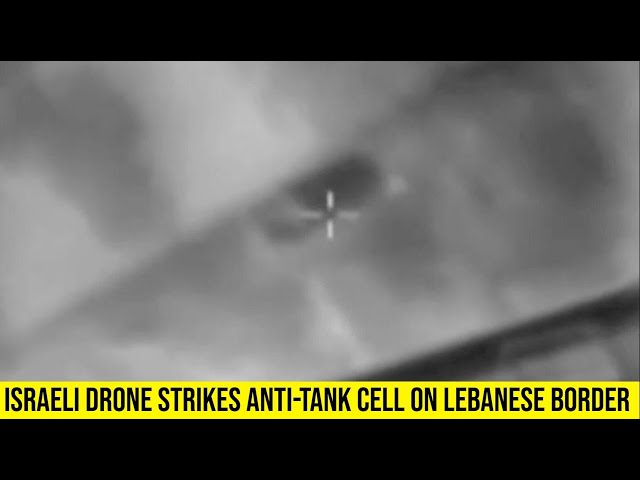 IDF video shows airstrike against missile squad on Lebanese border.