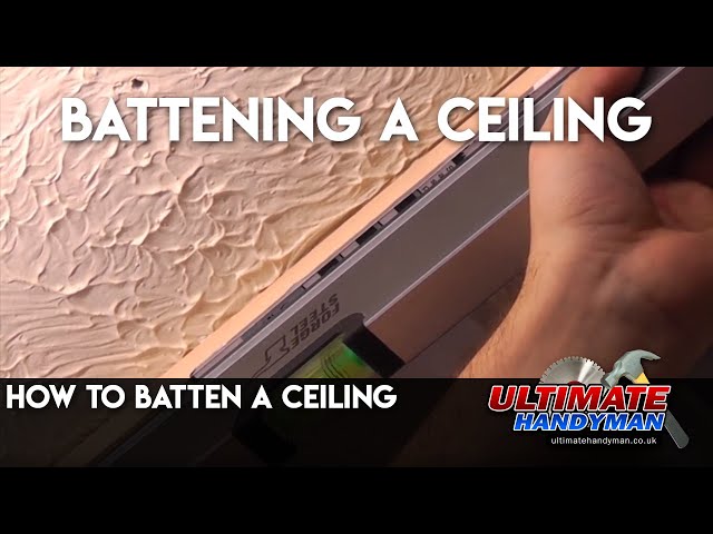 How to batten a ceiling