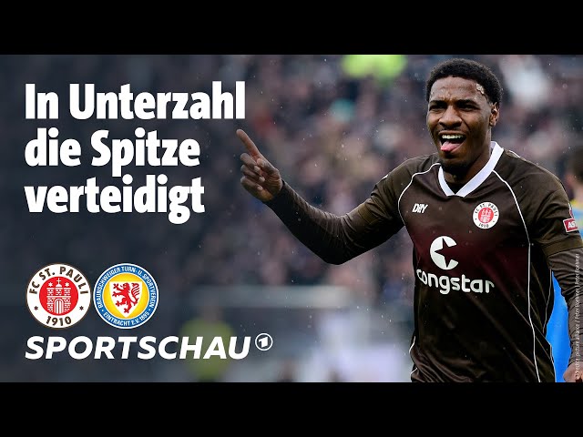 FC St. Pauli – Eintracht Braunschweig Highlights 2. Bundesliga, 22. Spieltag | Sportschau