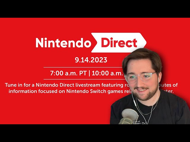 Let's watch today's new NINTENDO DIRECT