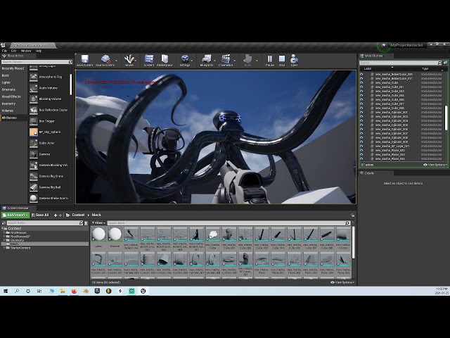 Unreal Engine Day 3: Importing My own models from blender