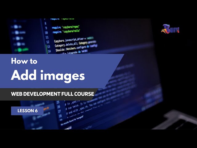 How to add images to your website | Web Development Complete Course 2024