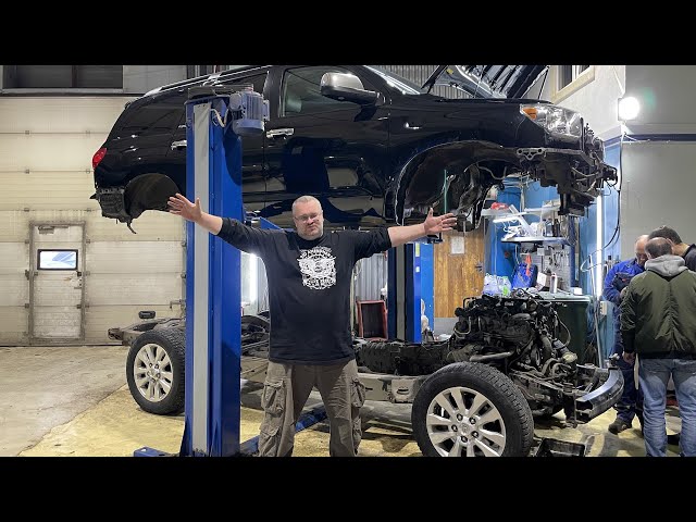 Toyota Sequoia Disassembled - What a ten year old Japanese SUV should look like!