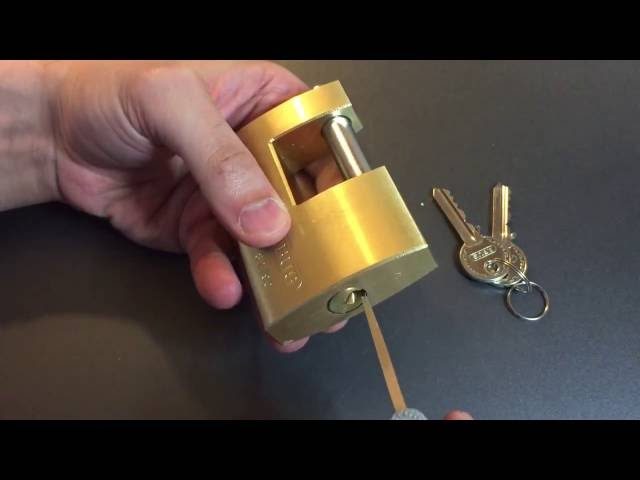 [219] Abus 82/90 Shutter Padlock Picked and Bypassed
