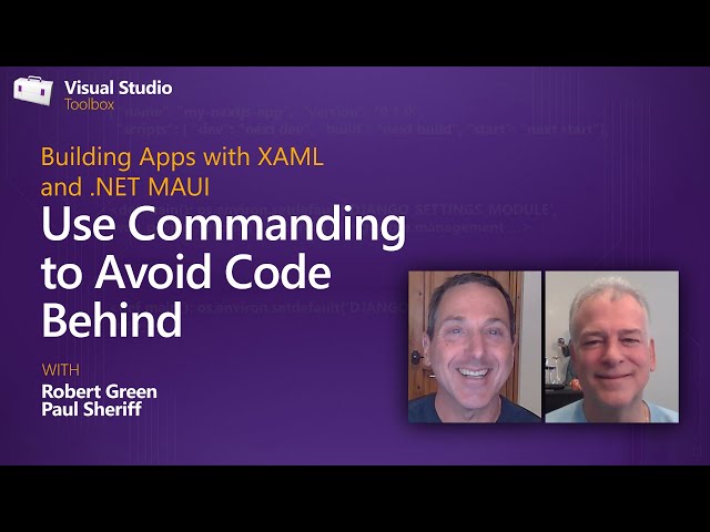 Use Commanding to Avoid Code Behind (16 of 18) | Building Apps with XAML and .NET MAUI