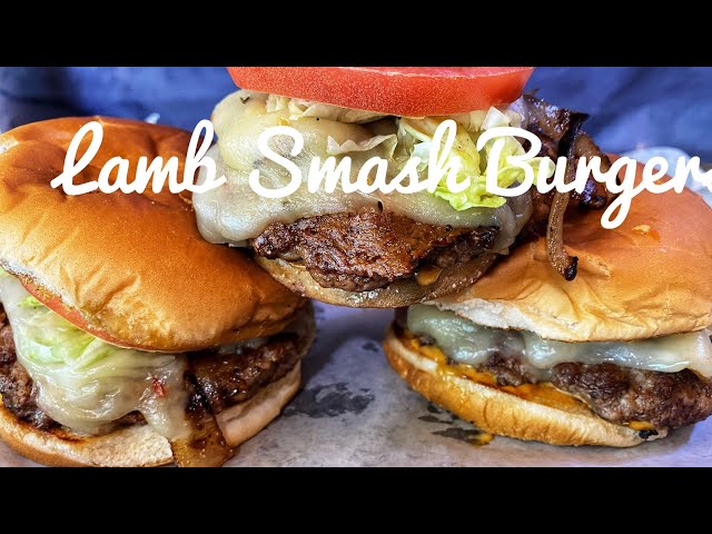 Lamb Smash Burgers