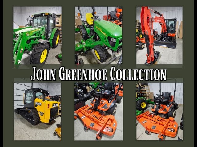 Amazing Hardly Used Equipment For Sale From John Greenhoe Collection Estate in West Salem, OH
