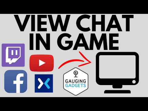 How to View Chat in Game with One Monitor - Twitch, YouTube, Facebook, Mixer
