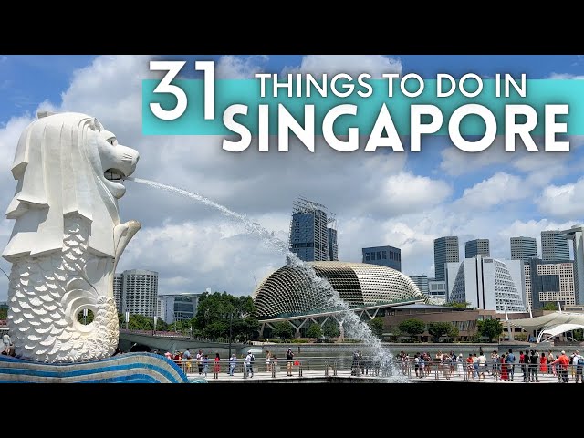 Best Things to do in Singapore 4K