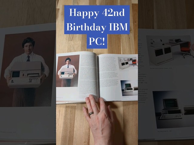 Happy Birthday #IBM #PC #History #retro