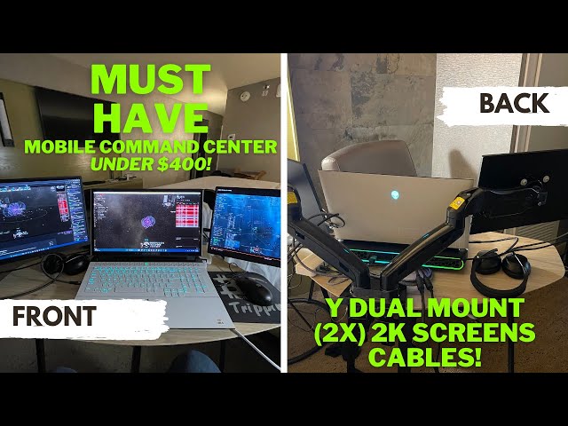 Under $400 Dual 2k Screen Mobile Setup with Mount