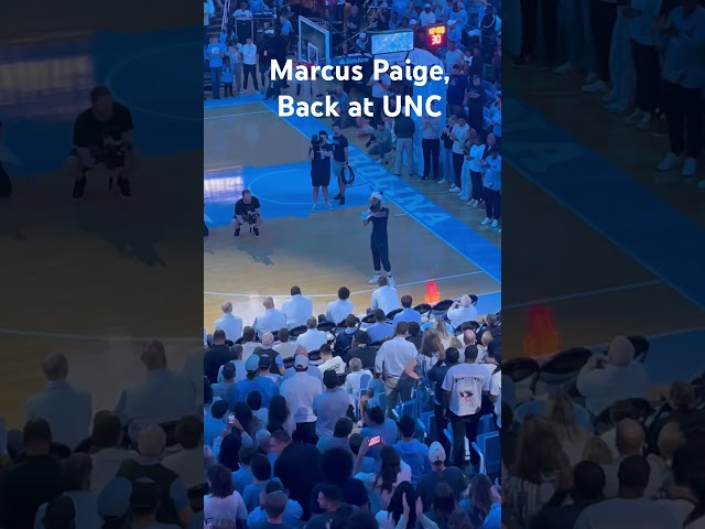 Marcus Paige Is Back on the UNC Bench