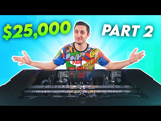 The $25,000 Dual PC Desk Build - Part 2