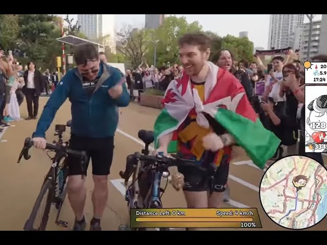 CdawgVA's cyclethon ends in a very wholesome way