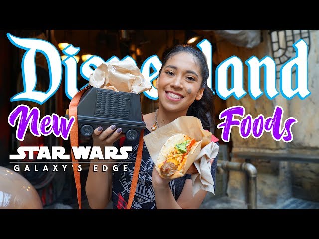 NEW Tasty Foods You Must Try At Galaxy's Edge in Disneyland!