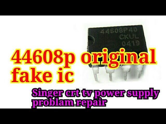singer crt tv power supply problam repair 44608p original ic tv repair sinhala vidio Electronic