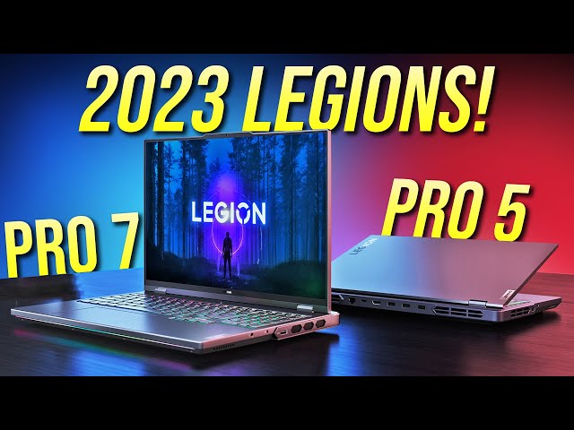 New Lenovo Legion Gaming Laptops in 2023!