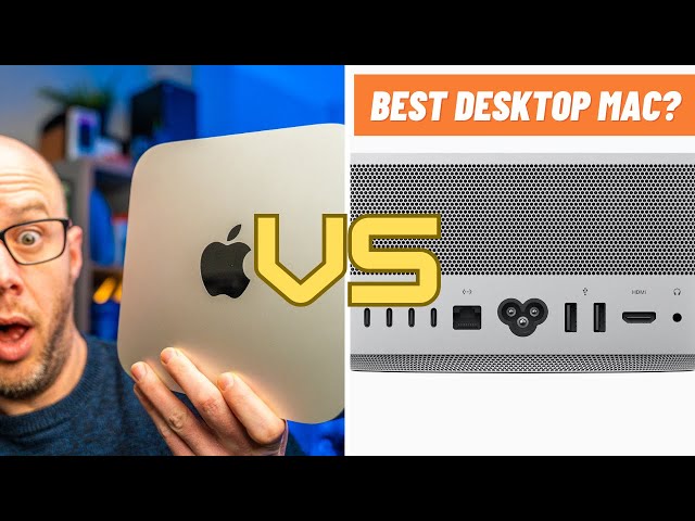 The BEST desktop Mac? M2 Pro Mac mini vs M2 Mac Studio!
