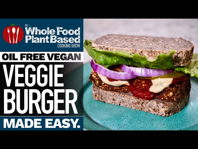 THE VEGGIE BURGER YOU'VE BEEN WAITING FOR 🍔 Gluten-free, oil-free, vegan & absolutely delicious!