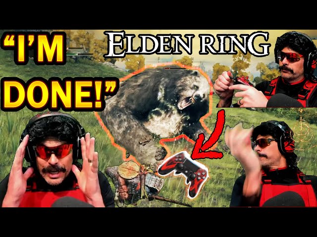 DrDisrespect QUITS Elden Ring, BREAKS Controller & Will NEVER Play it Again, Explains Why!