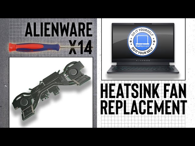 How To Replace Your Heatsink Fan Assembly | Dell Alienware x14