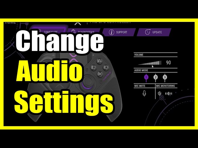 How to Change the Audio Settings & Volume on Victrix Pro BFG Controller (Control Hub APP)