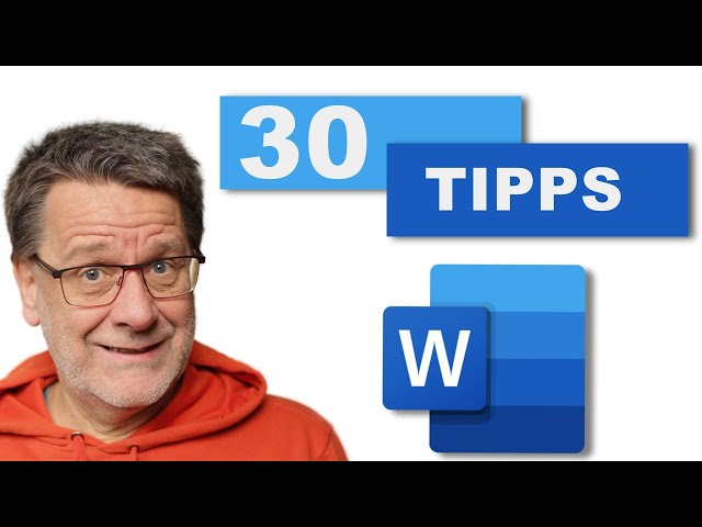 30 Tipps, die aus Dir einen WORD PROFI machen!