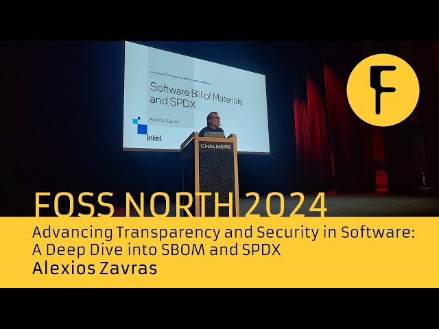 Advancing Transparency and Security in Software: A Deep Dive into SBOM and SPDX - Alexios Zavras