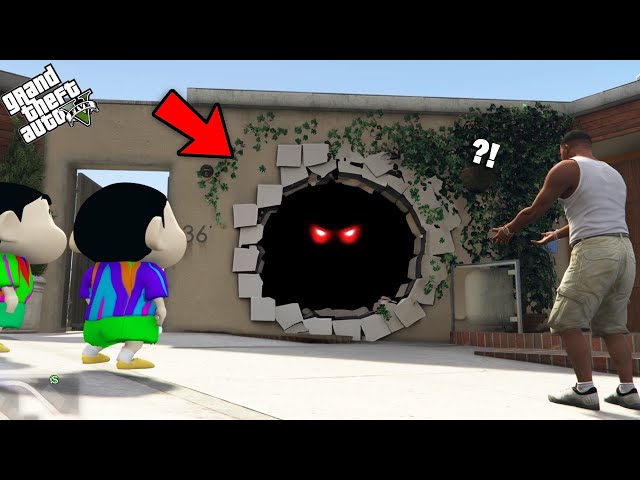GTA 5 : Franklin Found A Secret Hole Near Franklin House Wall in GTA 5 ! (GTA 5 mods)