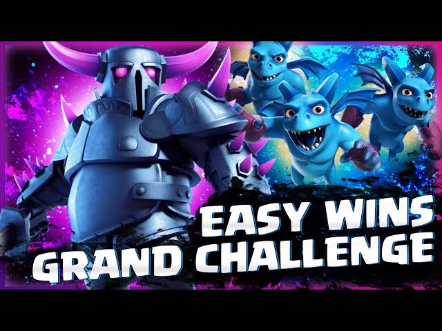 Easy 12 Wins Grand Challenge With Pekka Bridge Spam Minions!🤩💥 - Clash Royale