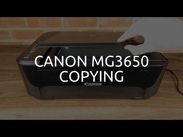Canon MG3650 Copying