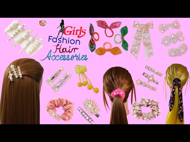 Cute Fancy!!.. #DIYHairAccessories #FashionHacks #DIYJewelry #GirlsLifeHacks #GirlsDIY