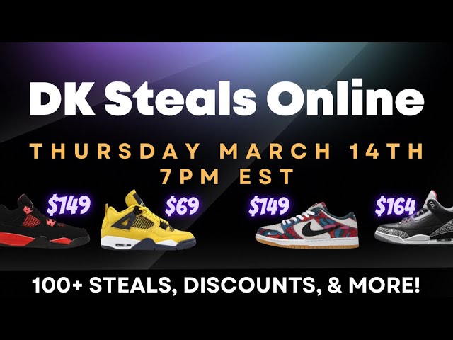 Selling 100+ Steals & Deals on Our Website DirectKicks.com