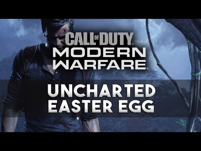 Call of Duty Modern Warfare - Uncharted Nathan Drake Easter Egg