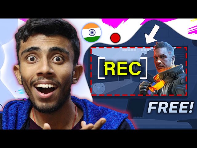 Best Free Screen Recorder For PC/Laptop in 2024!⚡Advance Features Amazing For Gaming- Made in India