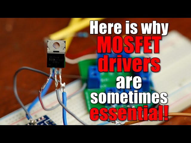 Here is why MOSFET drivers are sometimes essential! || MOSFET Driver Part 1 (Driver, Bootstrapping)