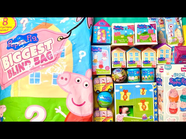 ASMR BIGGEST PEPPA PIG COLLECTION with Blind Bags Ultimate Mystery Box 2024