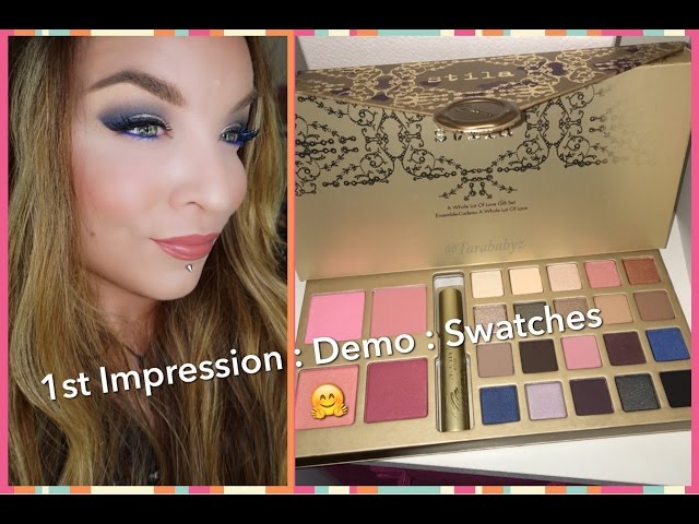 Stila A Whole Lot Of Love Gift Set : 1st Impressions : Demo : Swatches