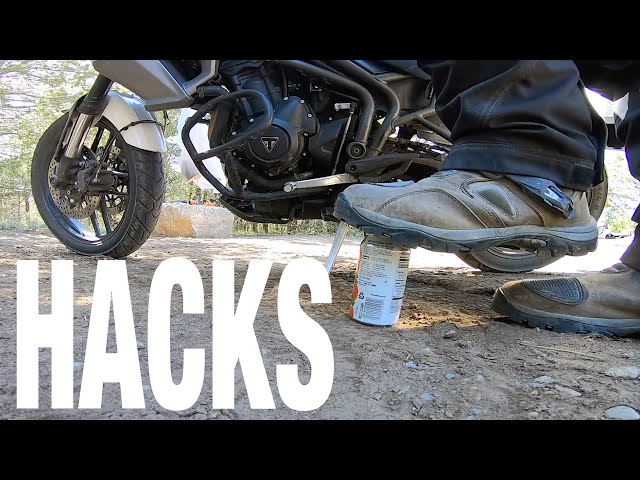 10+ Motorcycle Camping Hacks, Tips and Tricks