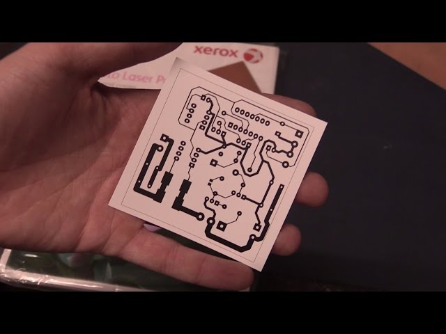 Making Circuit Boards Using a Laser Printer - Ec-Projects