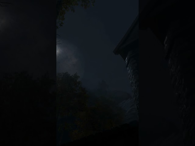 Skyrim 2023 Photorealistic Remake  - Very Atmospheric Night Scene.  #skyrim2023  #photorealism