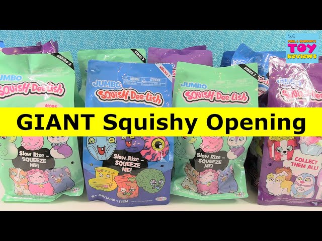 Jumbo Squish Dee Lish Squishy Blind Bag Opening Toy Review | PSToyReviews